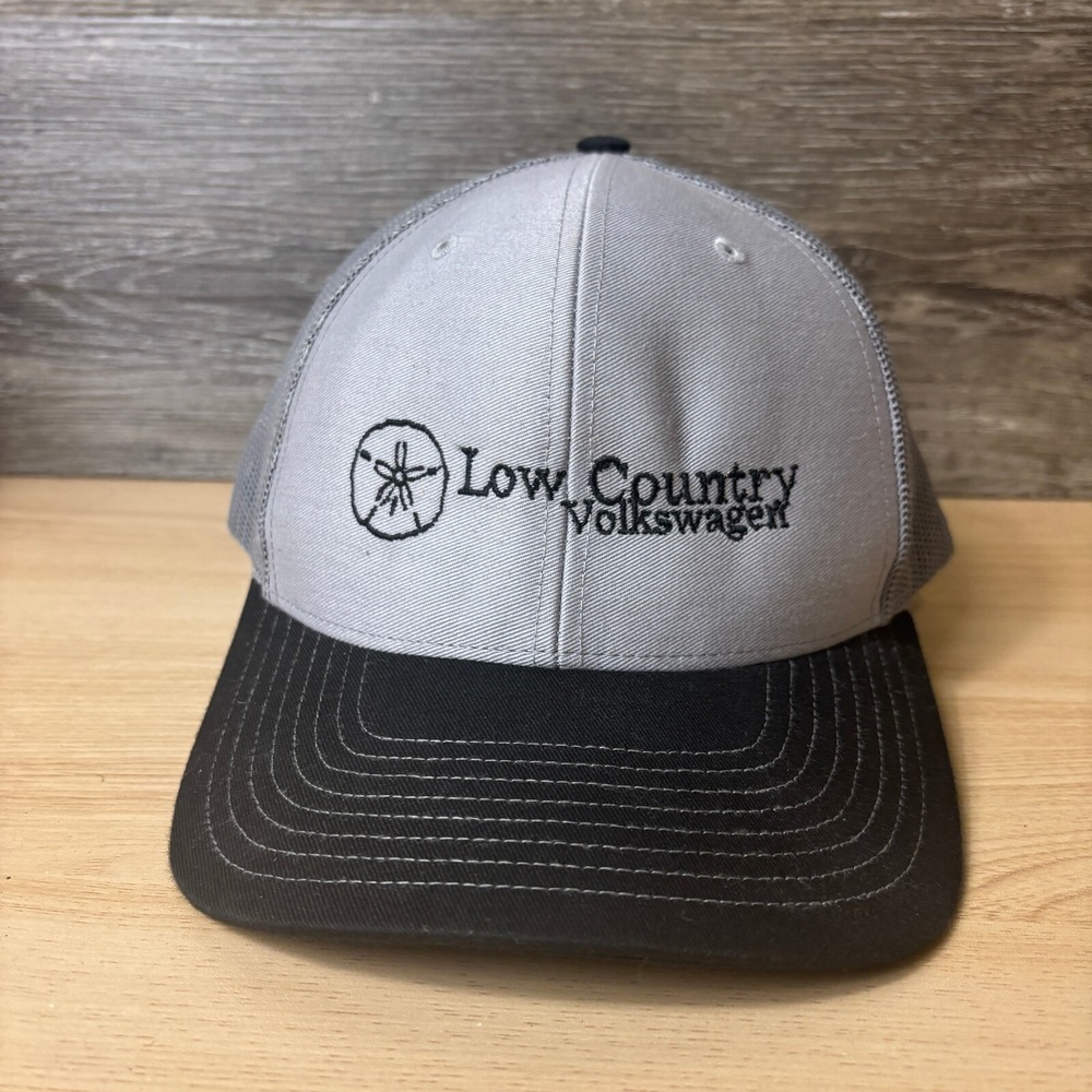 Volkswagen Hat Cap Snap‎ Back Gray Low Country Adjustable Mens